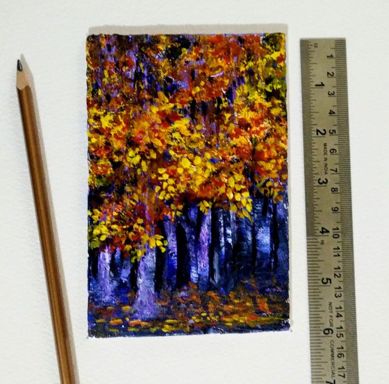 Miniature Autumn Woods