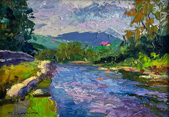 A Mountain River Flows