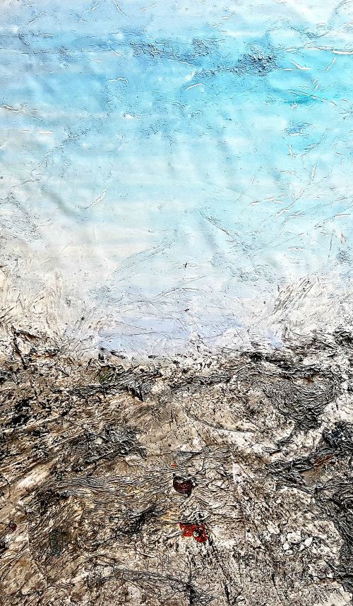 Go straight on your way (n.274) - 90 x 65 x 2,50 cm - ready to hang - acrylic painting on stretched canvas by Alessio Mazzarulli