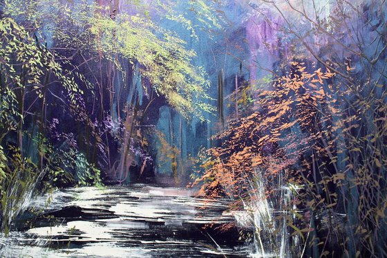 Ironbridge Gorge II (Large Landscape Painting)