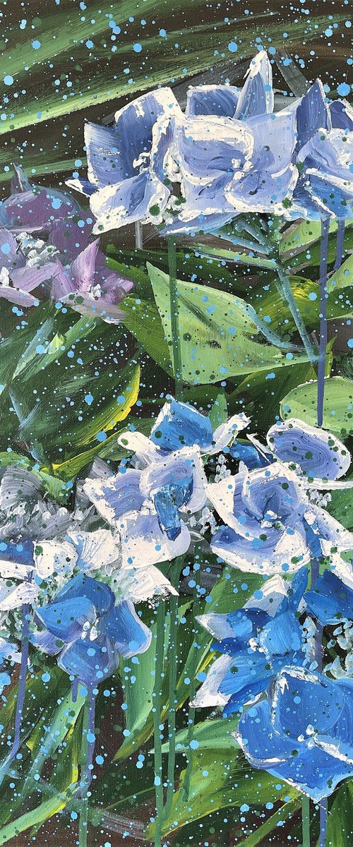 Love Struck – Blue Hydrangea By HSIN LIN by HSIN LIN