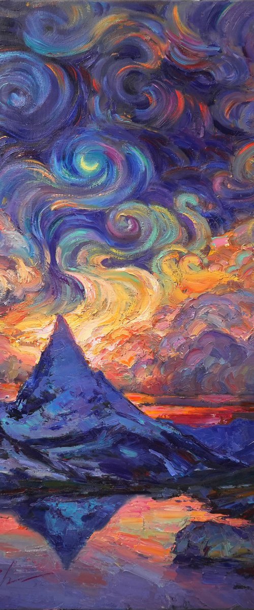 Warm Evening in the Breath of Light by Serhii Cherniakovskyi