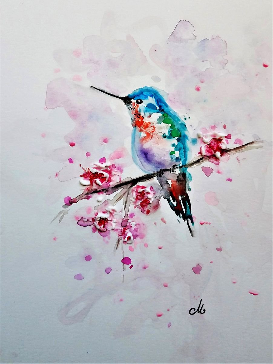 Hummingbird song /gift idea/free shipping in USA by Cristina Mihailescu