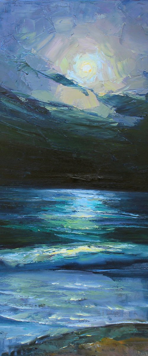 In the moonlight by Alisa Onipchenko-Cherniakovska