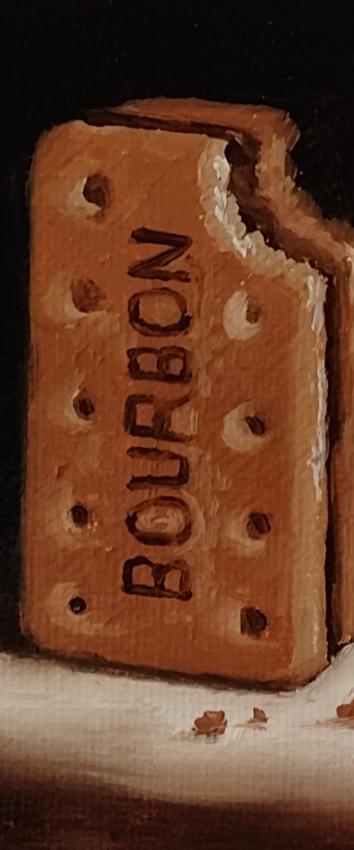 Little Bourbon biscuit still life by Jane Palmer Art