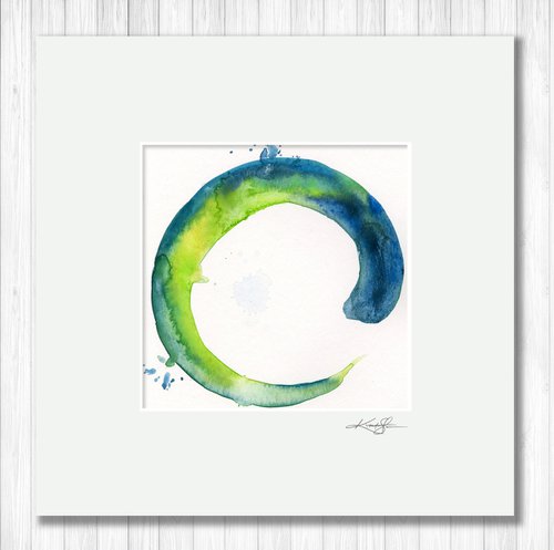 Enso Serenity 69 - Enso Abstract painting by Kathy Morton Stanion by Kathy Morton Stanion