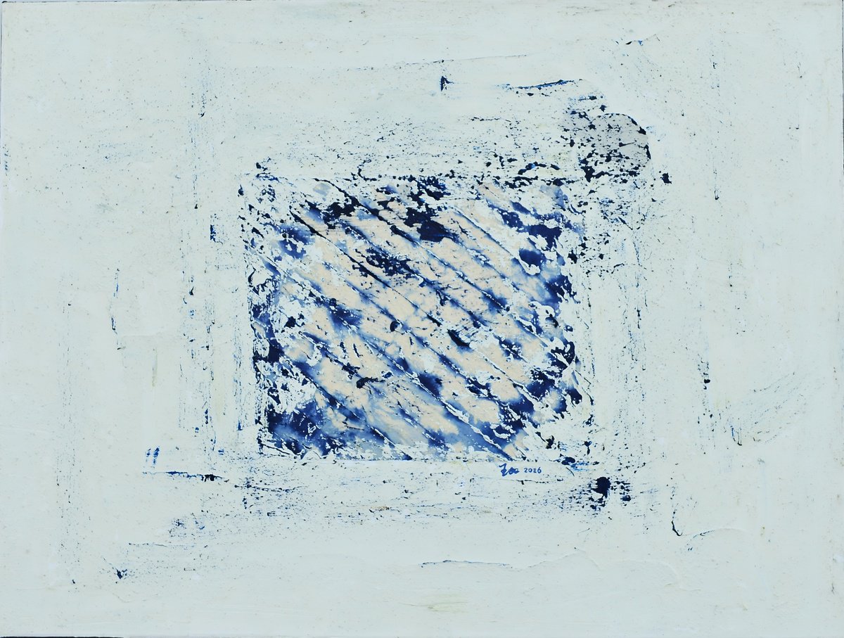 The Hue Of Indigo By Min Wang, 32 X 24, Artwork For Sale On Artfinder