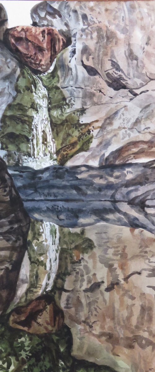 Greenwood Waterfall by Sarah Drummond
