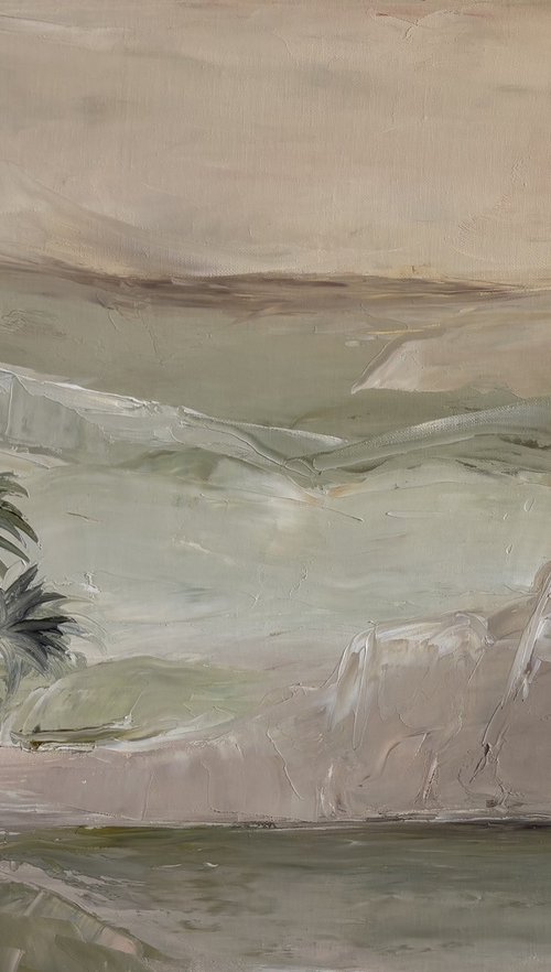 Tropical sea sand dune landscapes mountains by Daniela Nocito