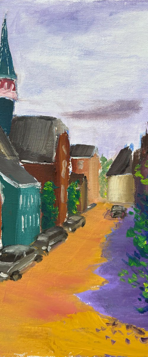 Church in Dutch town by Dmitry Fedorov