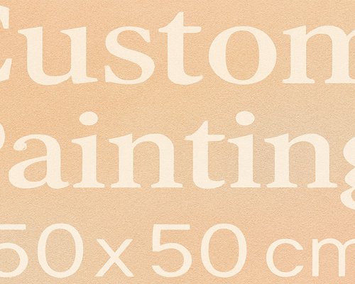 Custom painting 150x50cm by V+V Kniazievi