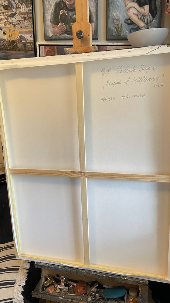 Bouquet of bellflowers