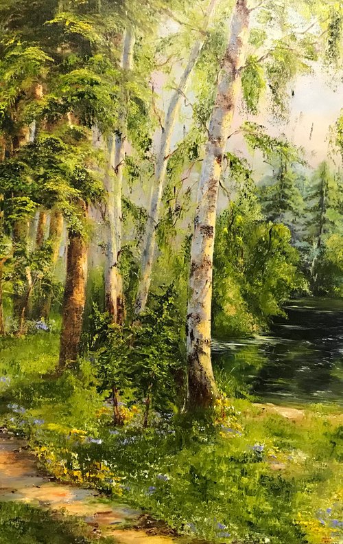 A Path in the Forest by Diana Malivani