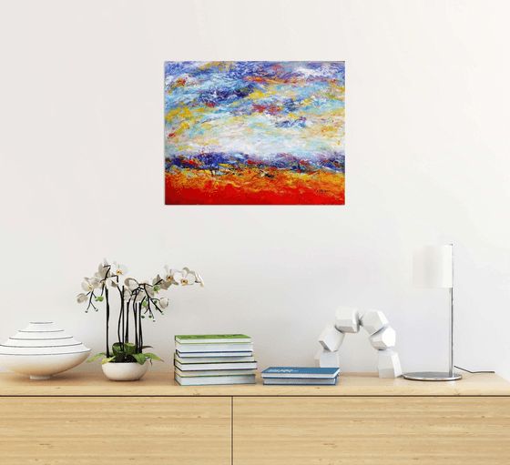 Contemporary Landscape Acrylic painting by Cristina Stefan | Artfinder