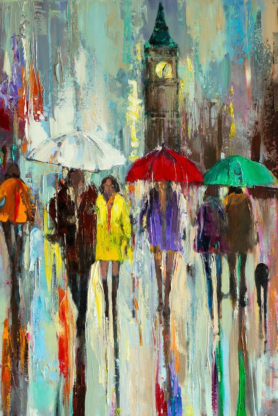 'London In Rain'