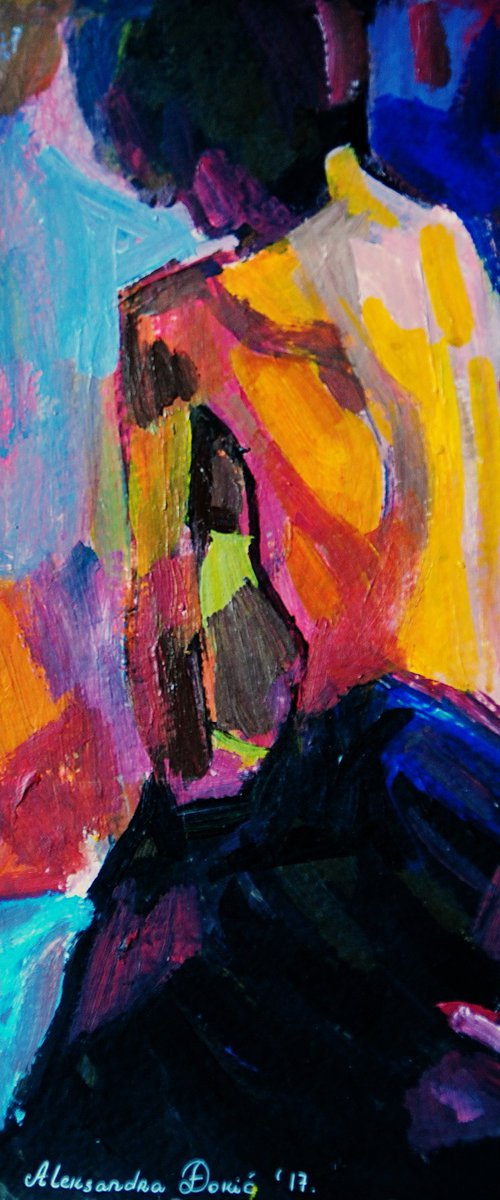 Nude 7 / 26.5 x 35.8 cm by Alexandra Djokic