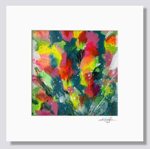 Flowering Euphoria 5 - Floral Abstract Painting by Kathy Morton Stanion by Kathy Morton Stanion