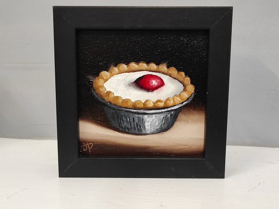 Little Cherry Bakewell tart still life