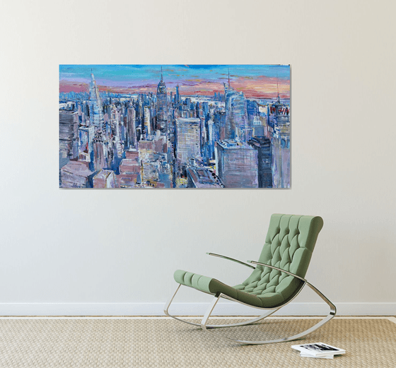 Manhattan New York 140 x 75 cm