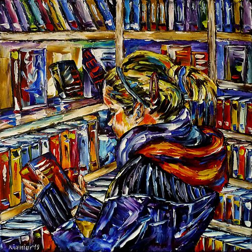 In The Library by Mirek Kuzniar