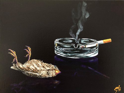 Last cigarette #2 by Lena Smirnova