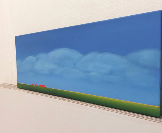 Red roofs, golden rapeseed fields. (2)