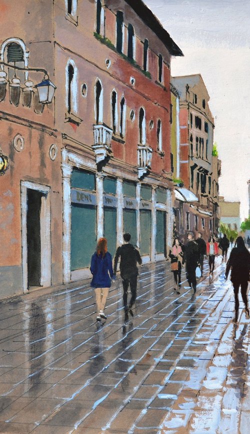 Afternoon Showers, Venice by Ramesh Jhawar