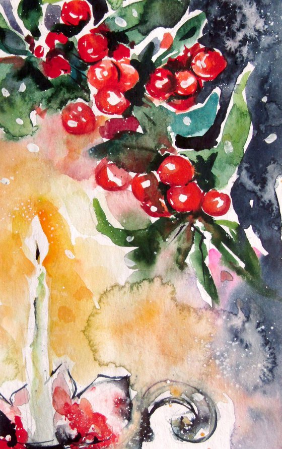 Still life with candle