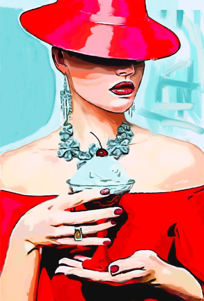 #3 Elegant woman with a hat by Sanja Jancic