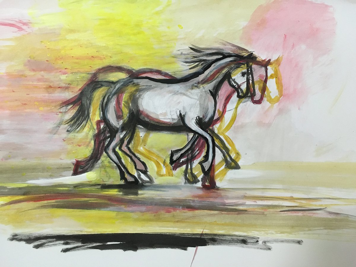 horse in motion, gallop by Ren Goorman