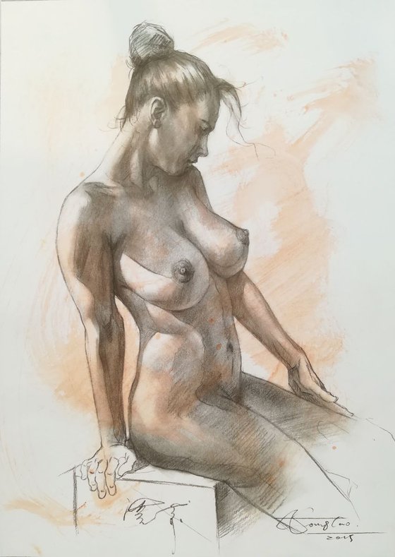 Drawing female nude#1976