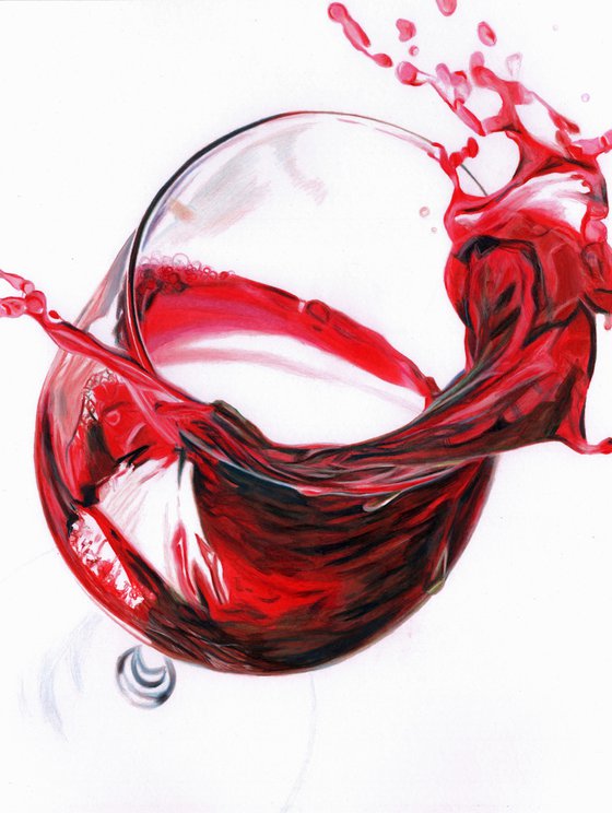 Red Wine Splash (Colour)