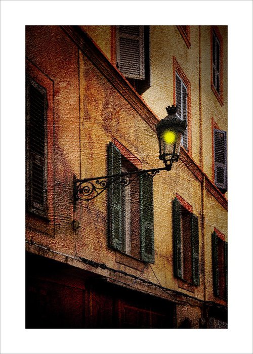 Street Lamp and Buildings by Martin  Fry