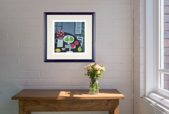 Still Life and 3 Pears