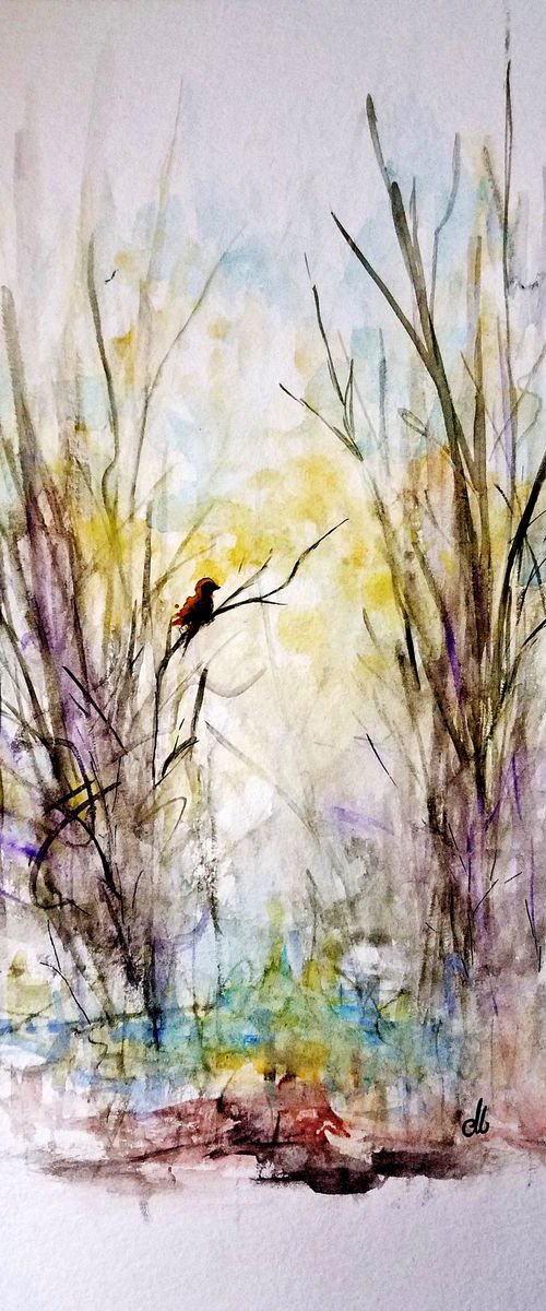 Ballad for the sun..#2/Free shipping in USA by Cristina Mihailescu