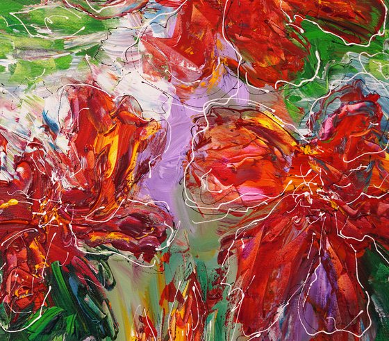 Red Flowery Symphony M 1