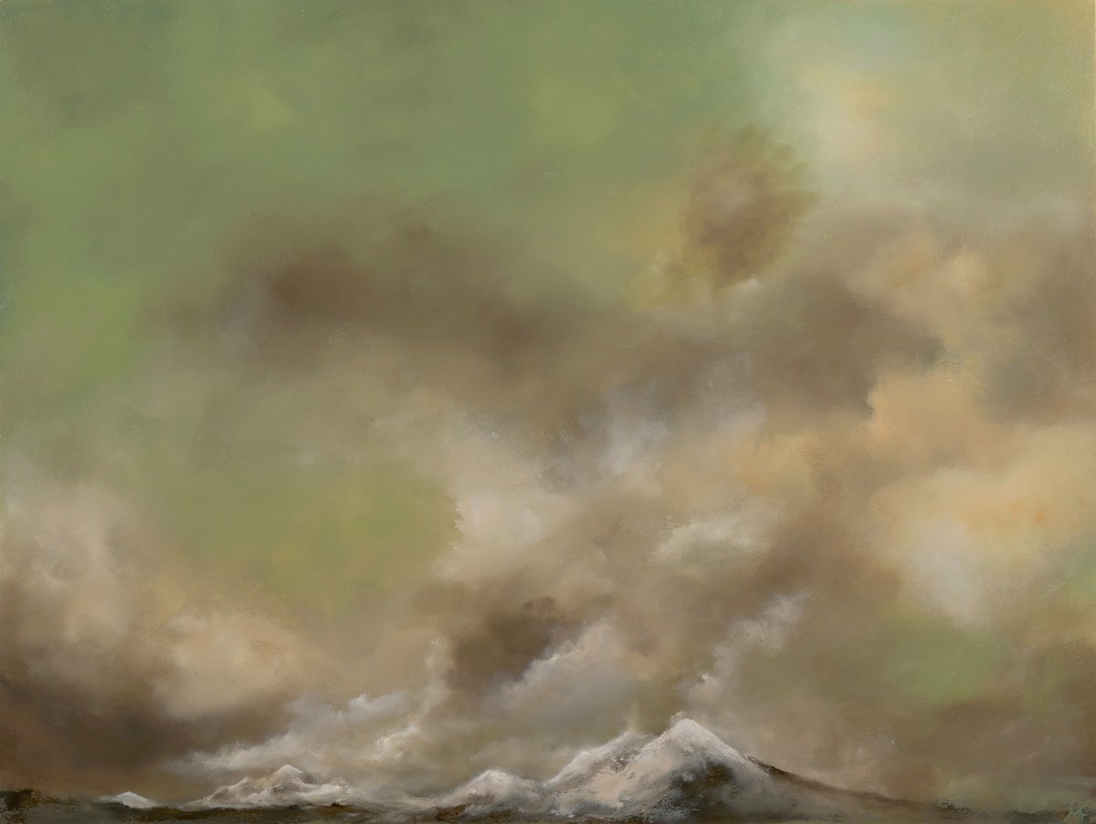 Our Clouds Over The Alps By Rolf Marriott, 29 X 22, Artwork For Sale On Artfinder