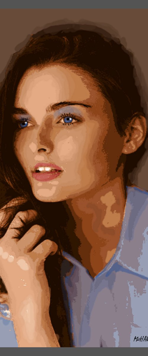 commission portrait 26"x38" by Joe McHarg