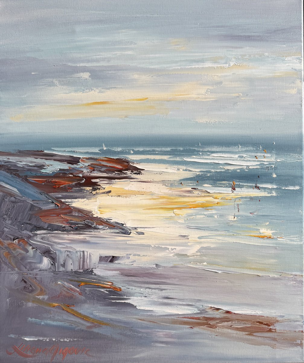 Edge Of Calm, By Liliana Gigovic, 20 X 24, Artwork For Sale On Artfinder