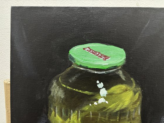 Jar of Pickles Still Life