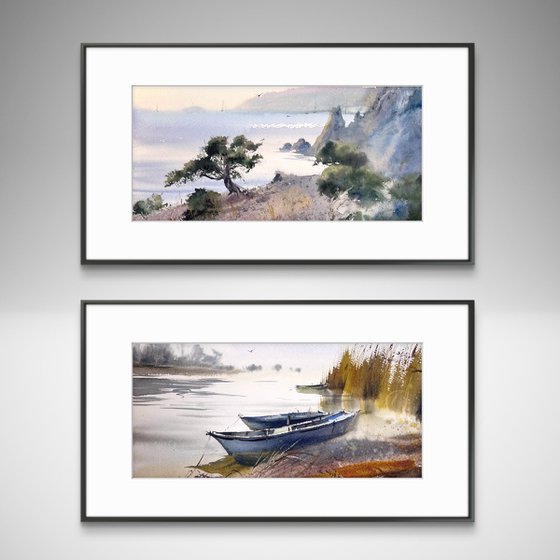 From River to Sea (Diptych)