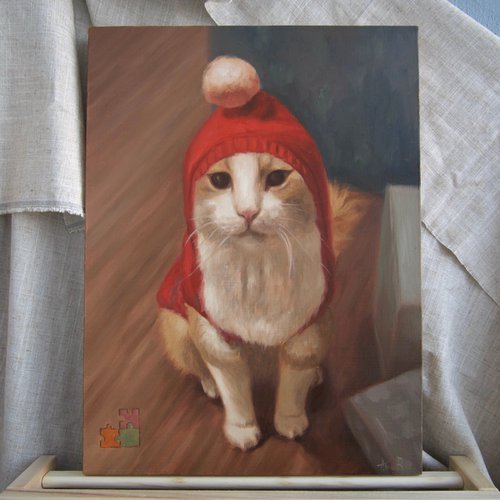 Commission pet portrait by Anna Bernadskaya