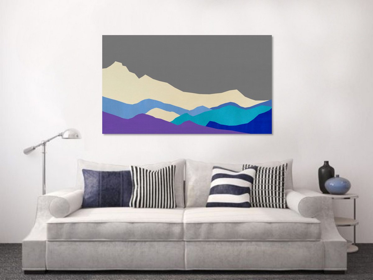  Mountain Breaths #25 By Marina Krylova, 55 X 31, Artwork For Sale On Artfinder