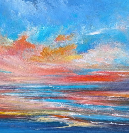 Crimson Reflections by Mel Graham