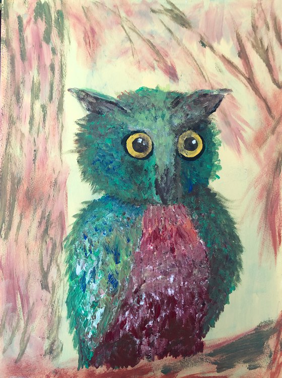 SOLD-Scrappy The Owl