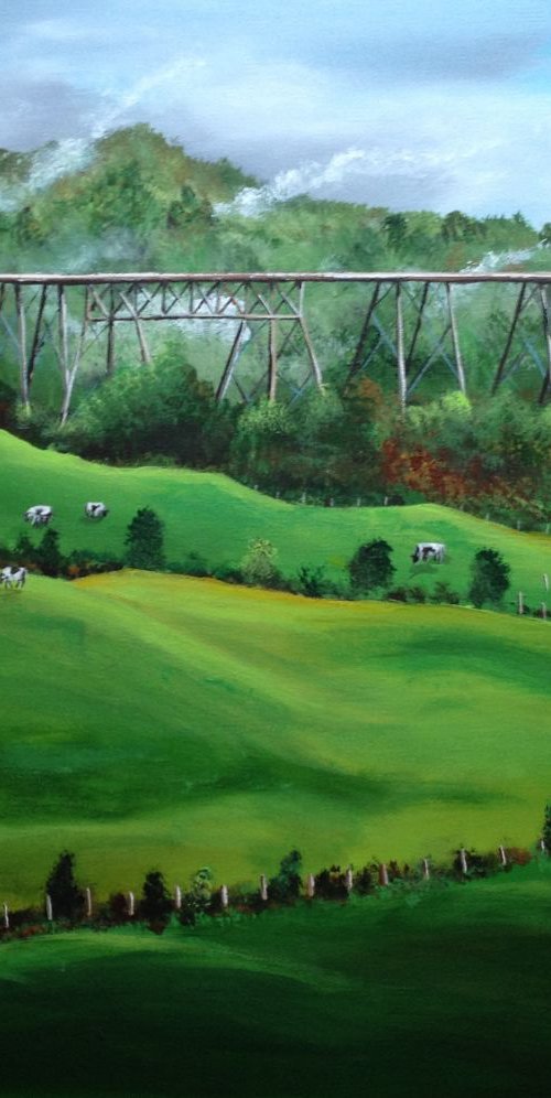 Spring at the High Bridge, Clark County, Kentucky by Donna Daniels
