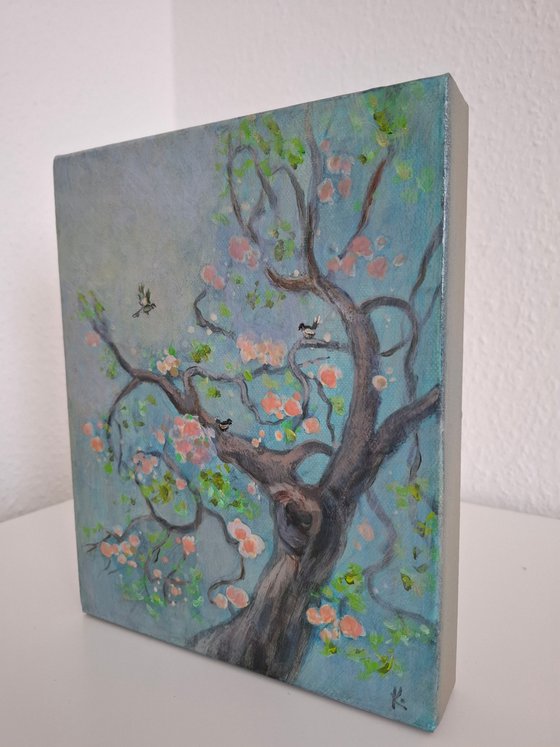 Painting "Blooming tree"