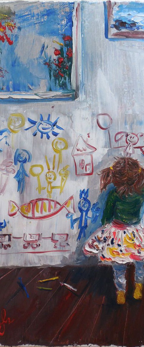 Young artist by Oksana Fedorova