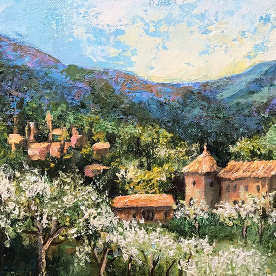 Springtime in Provence  -landscape painting