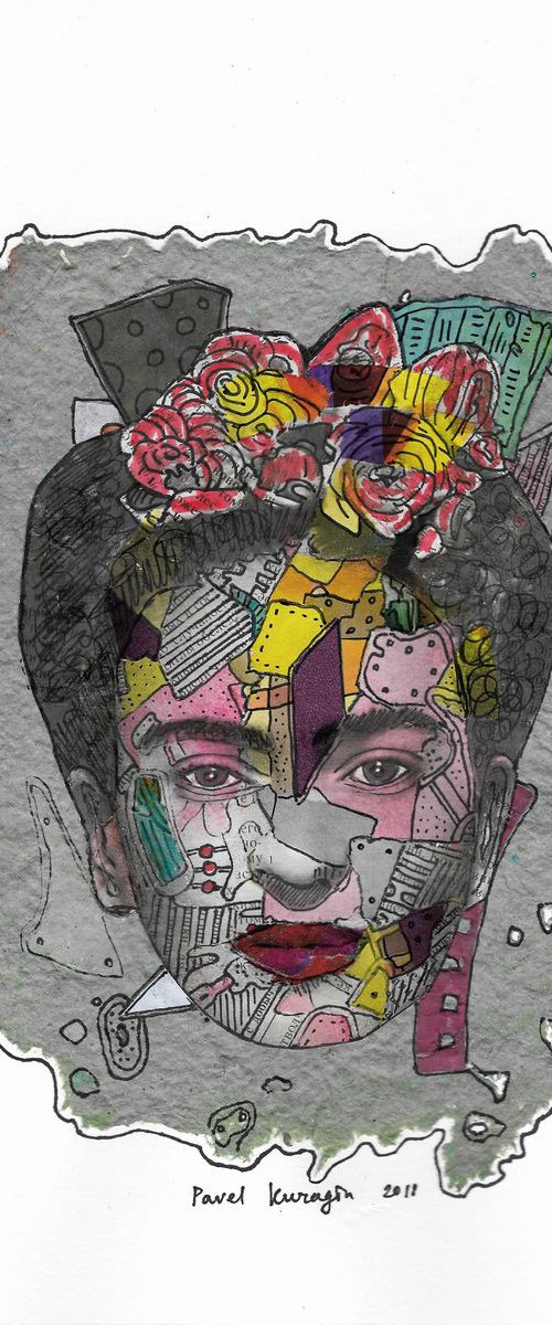 Portrait of Frida # 27 by Pavel Kuragin